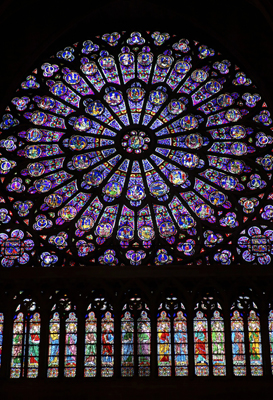 Notre Dame Glass Rose Window