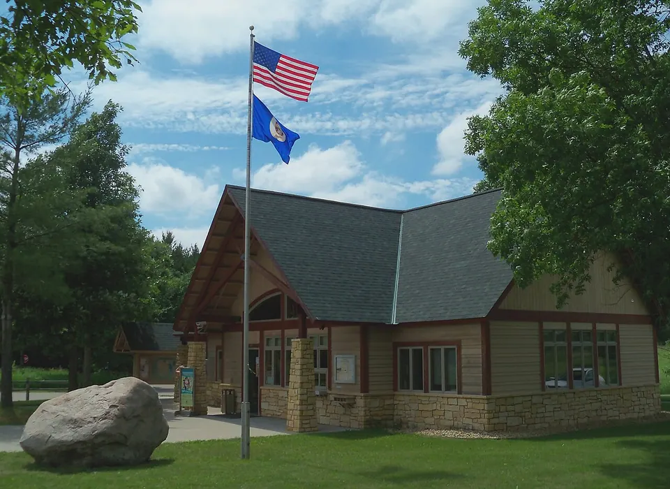 William O'Brien State Park Entrance Building